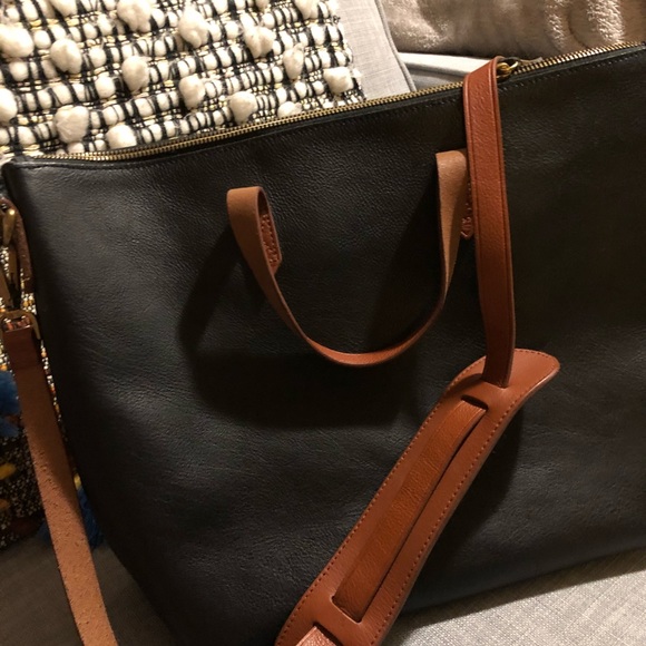Madewell zipper transport bag black/brown - Picture 5 of 5